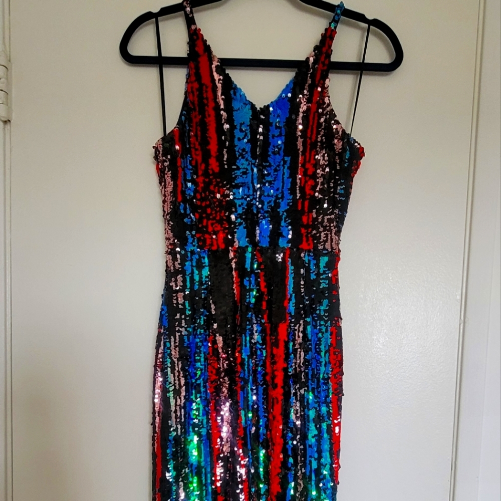 Dress the Population Sequins Dress XS Worn once, No Flaws!